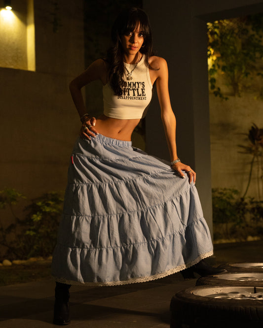 NO SIGNAL - Checkered Skirt