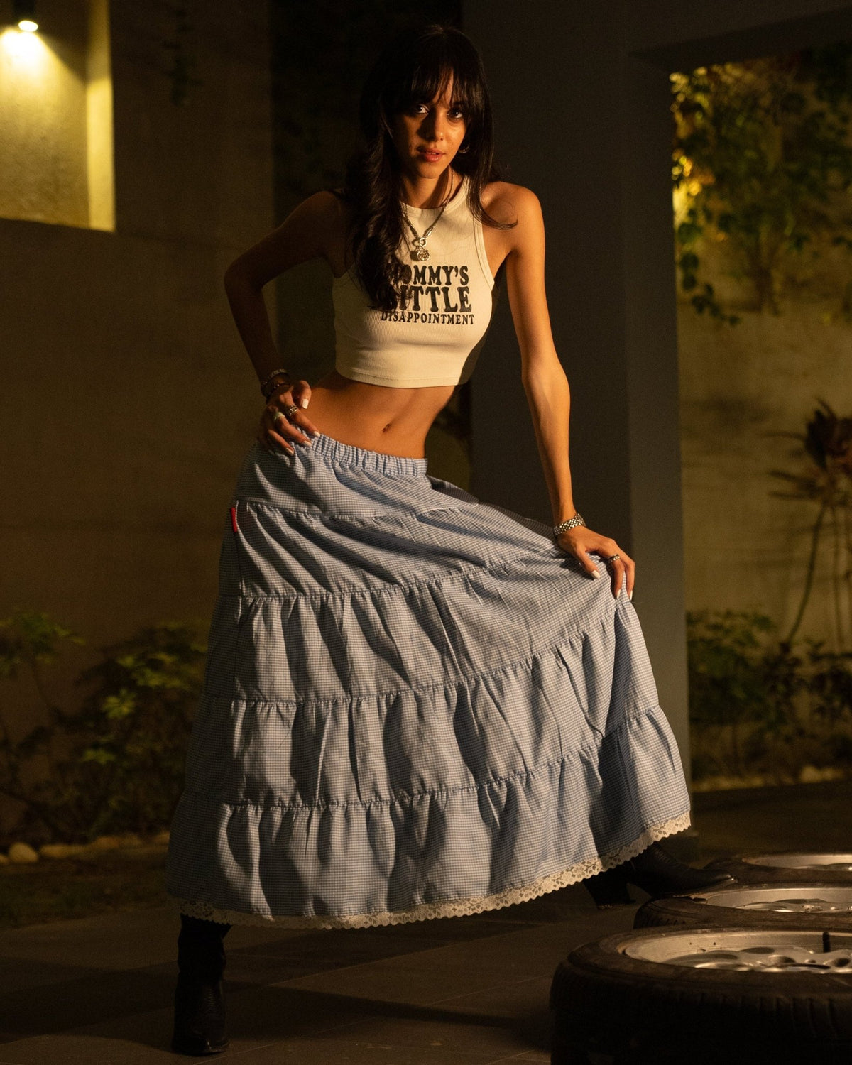 NO SIGNAL - Checkered Skirt - Radhaus